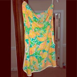 Strapless skort dress